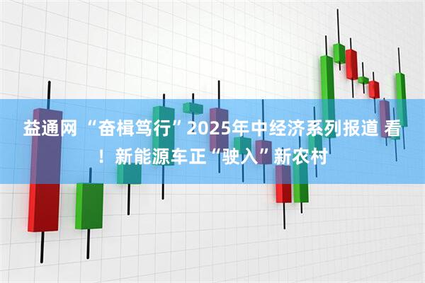 益通网 “奋楫笃行”2025年中经济系列报道 看！新能源车正“驶入”新农村